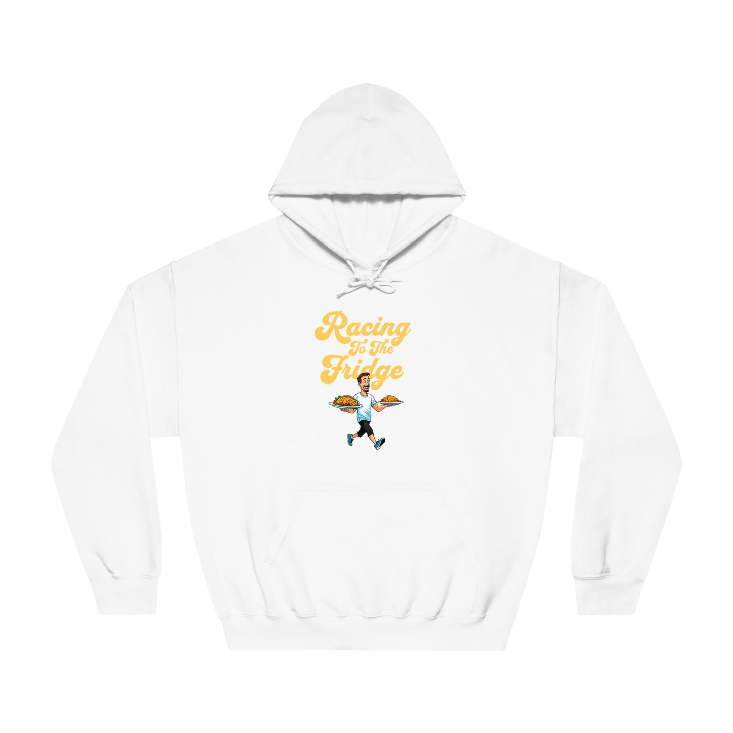 Racing to the Fridge - Men's - Unisex DryBlend® Hooded Sweatshirt - Forward Gear Athletics