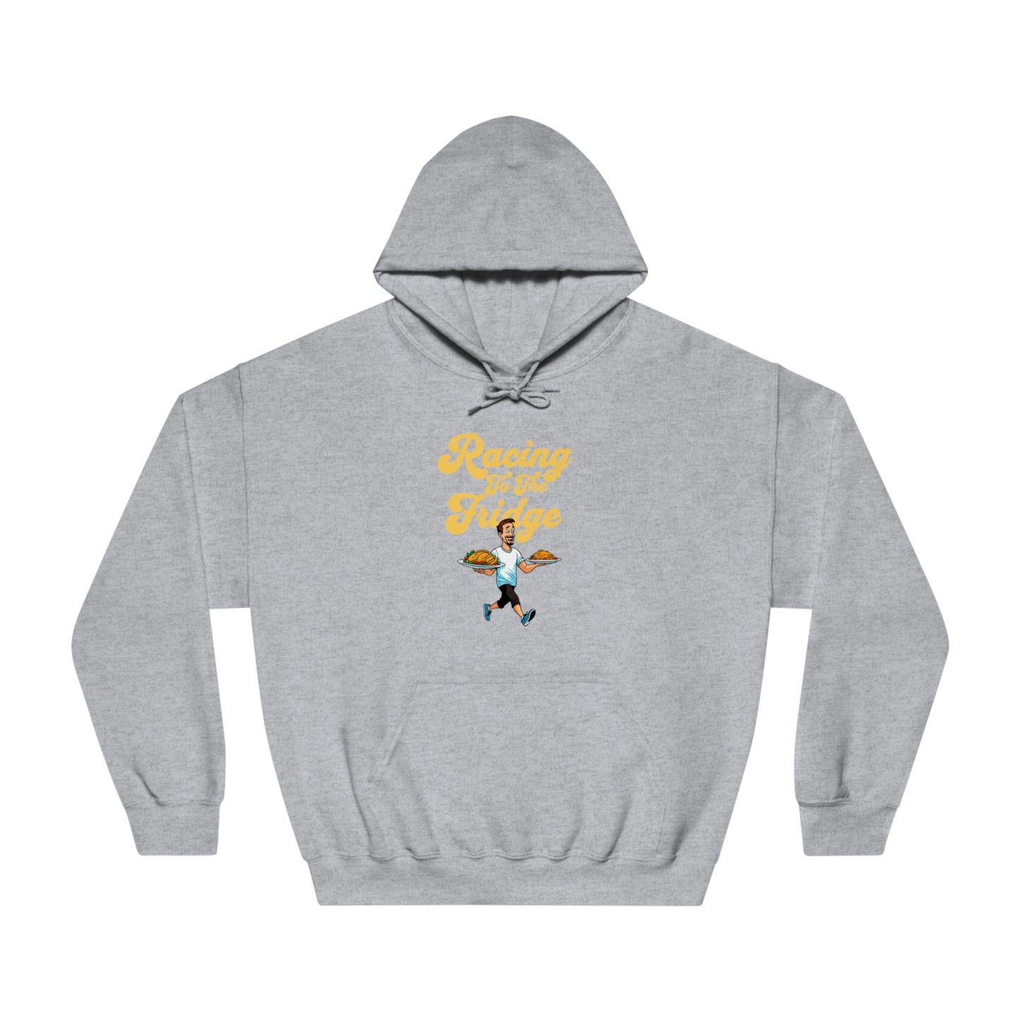 Racing to the Fridge - Men's - Unisex DryBlend® Hooded Sweatshirt - Forward Gear Athletics