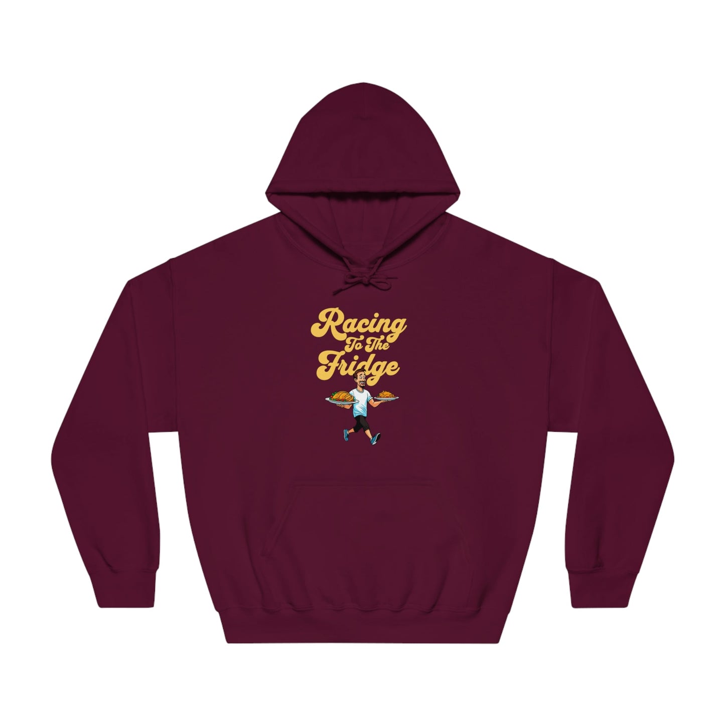 Racing to the Fridge - Men's - Unisex DryBlend® Hooded Sweatshirt - Forward Gear Athletics