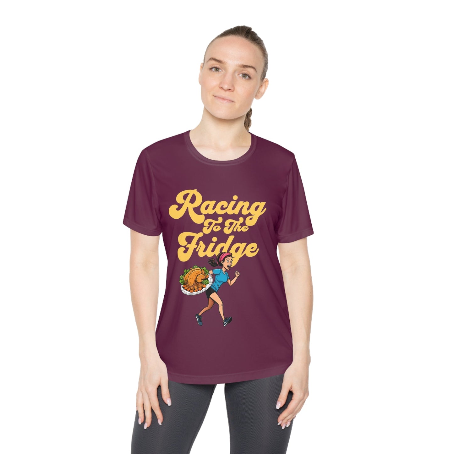 Racing to the Fridge - Women's - Ladies Competitor Tee - Forward Gear Athletics