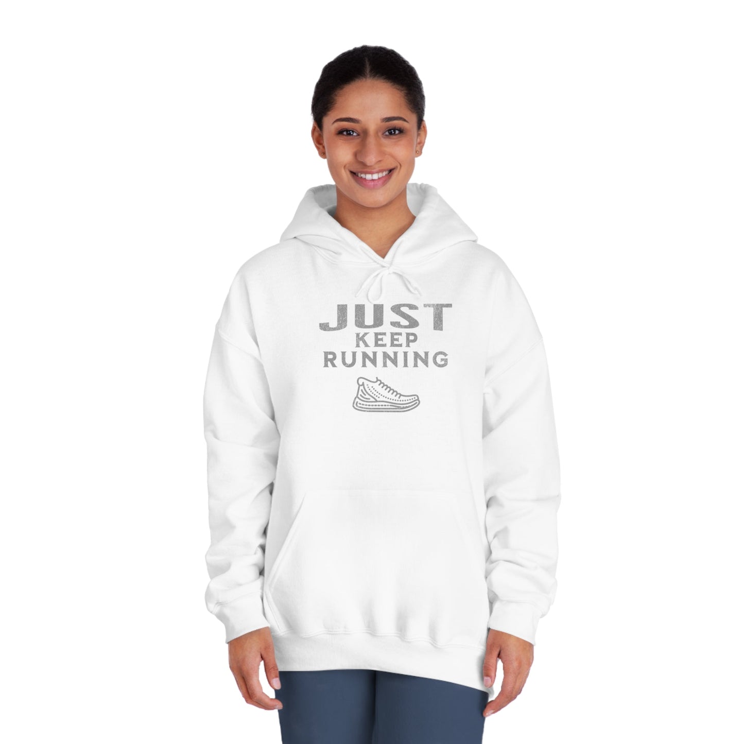 Running - Just Keep Moving (Grey print) Hoodie - Unisex - Forward Gear Athletics