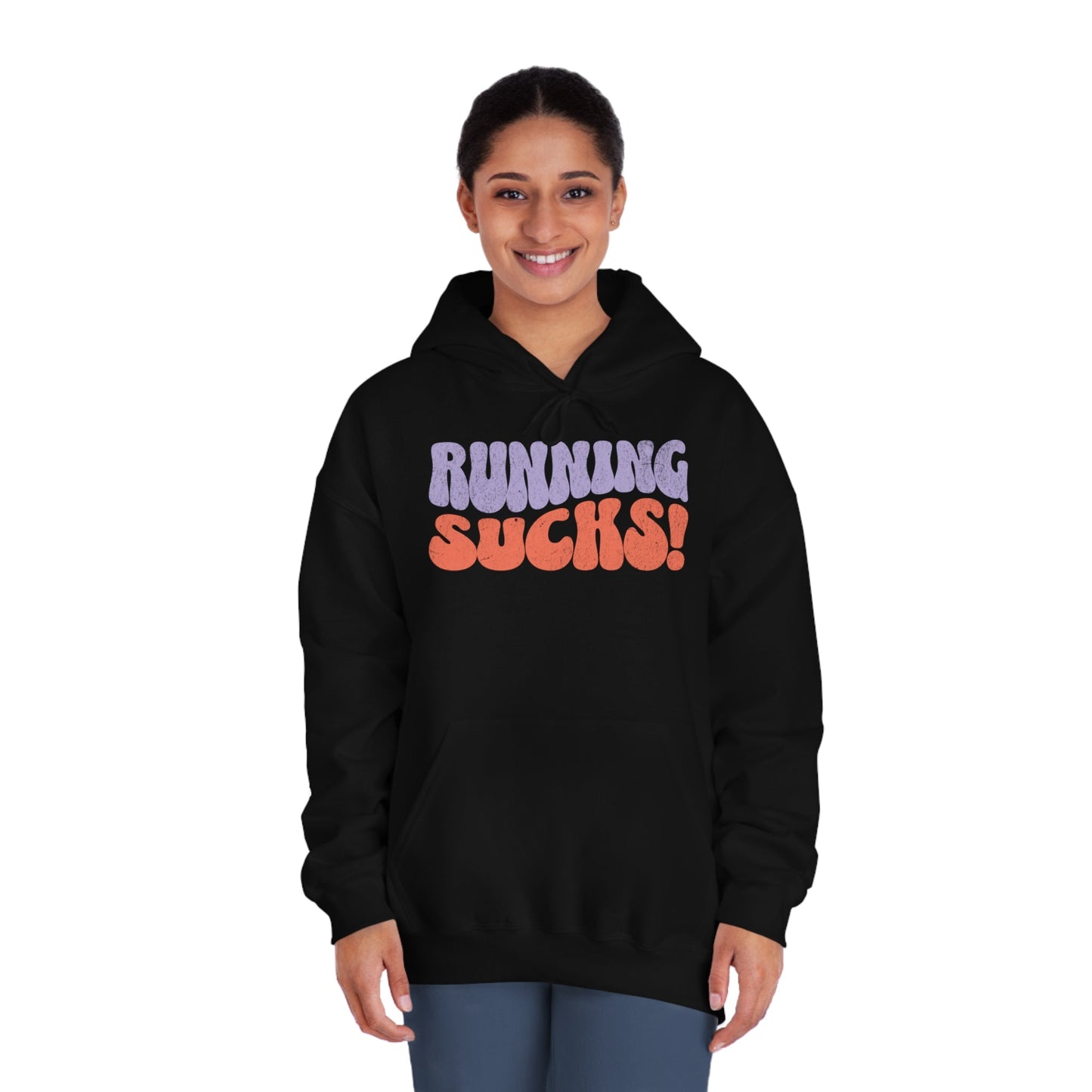 Running Sucks - Wornout Retro Hoodie - Unisex - Forward Gear Athletics
