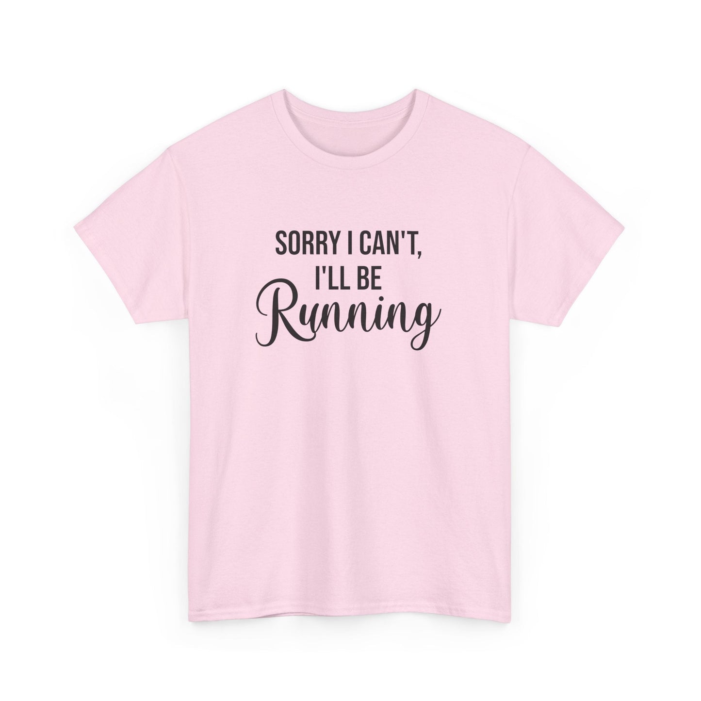 Sorry, I can't, I'll be Running (Black print) - Unisex - Forward Gear Athletics