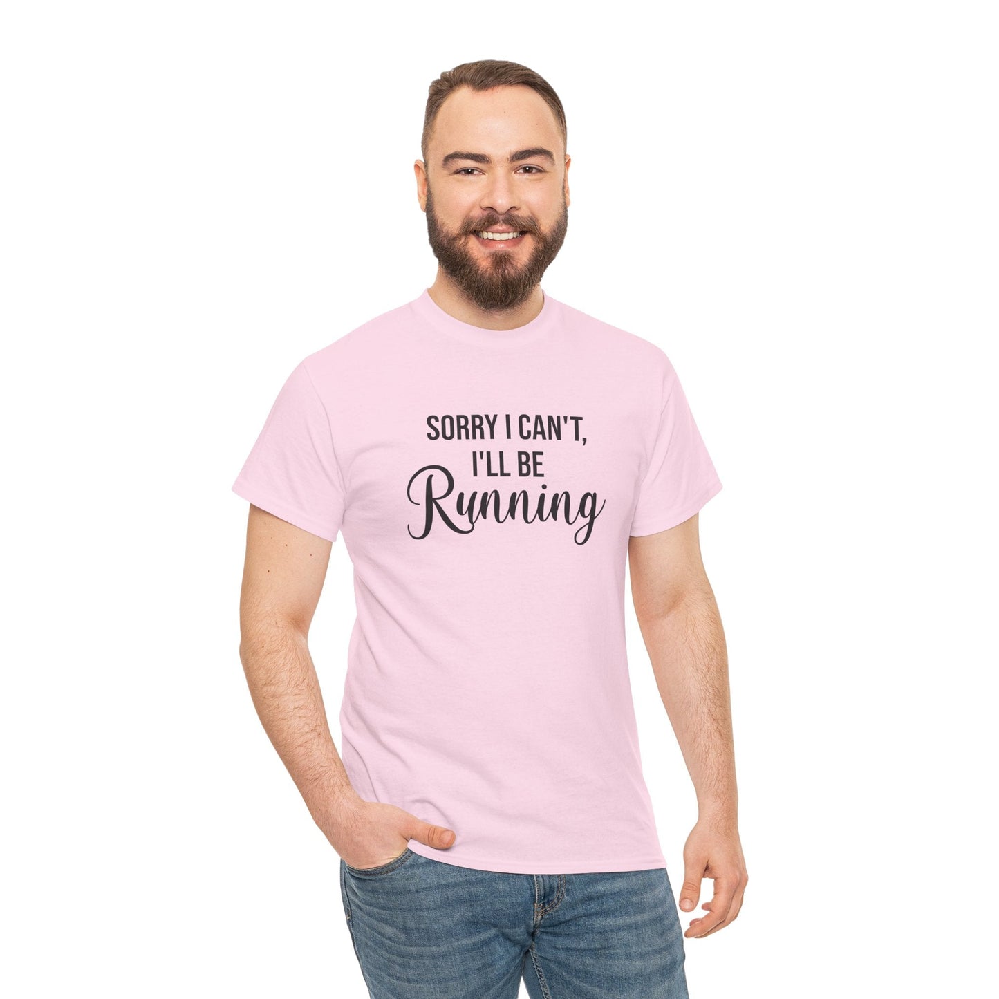 Sorry, I can't, I'll be Running (Black print) - Unisex - Forward Gear Athletics