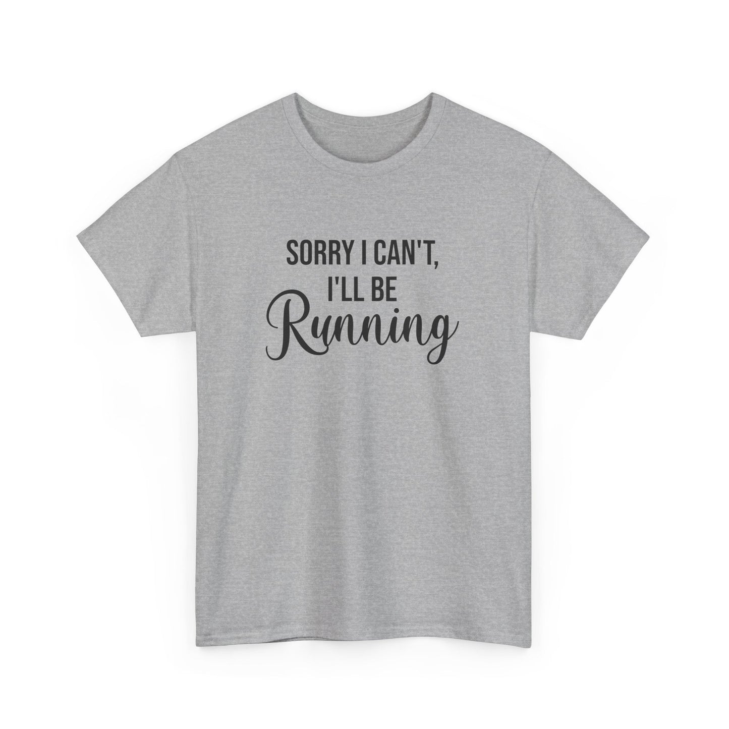 Sorry, I can't, I'll be Running (Black print) - Unisex - Forward Gear Athletics