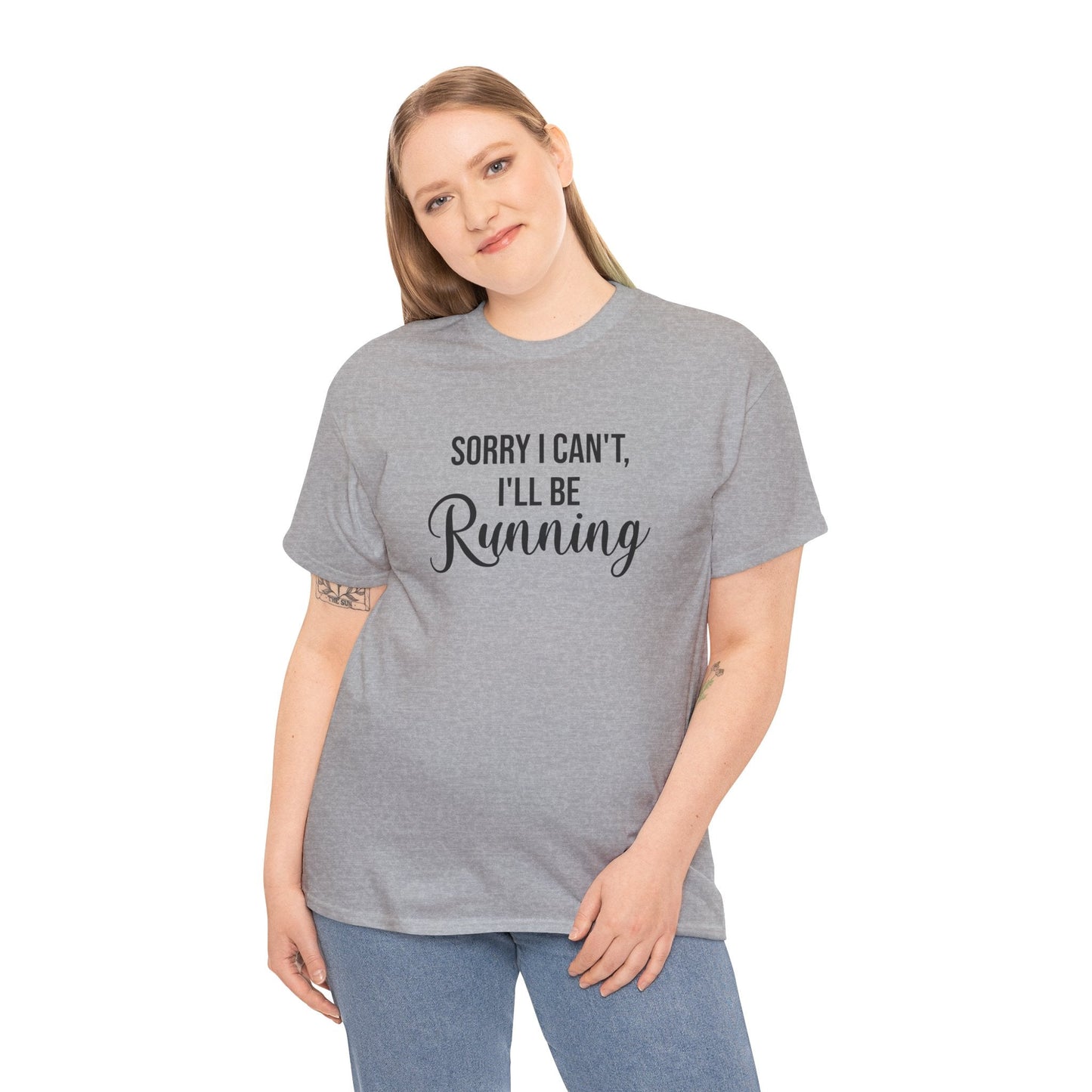 Sorry, I can't, I'll be Running (Black print) - Unisex - Forward Gear Athletics