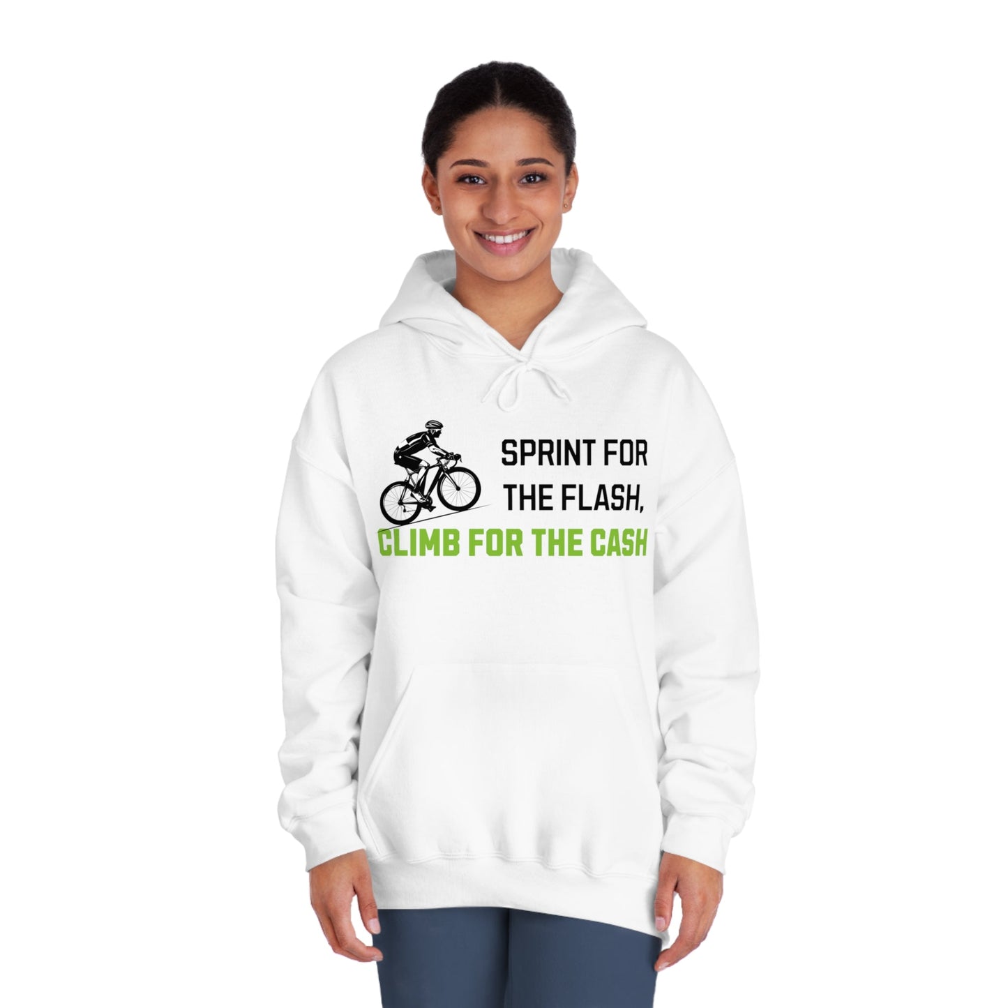 Sprint for the Flash, Climb for the Cash Hoodie - Cycling - Unisex - Forward Gear Athletics