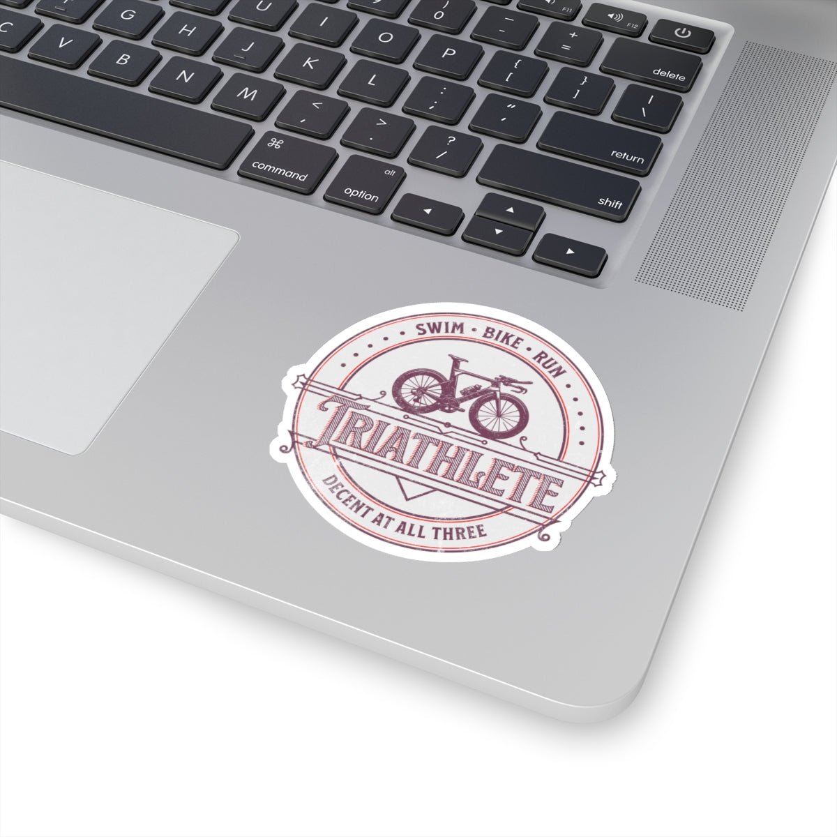 Swim Bike Run - Triathlete, Decent at All Three Sticker - Forward Gear Athletics