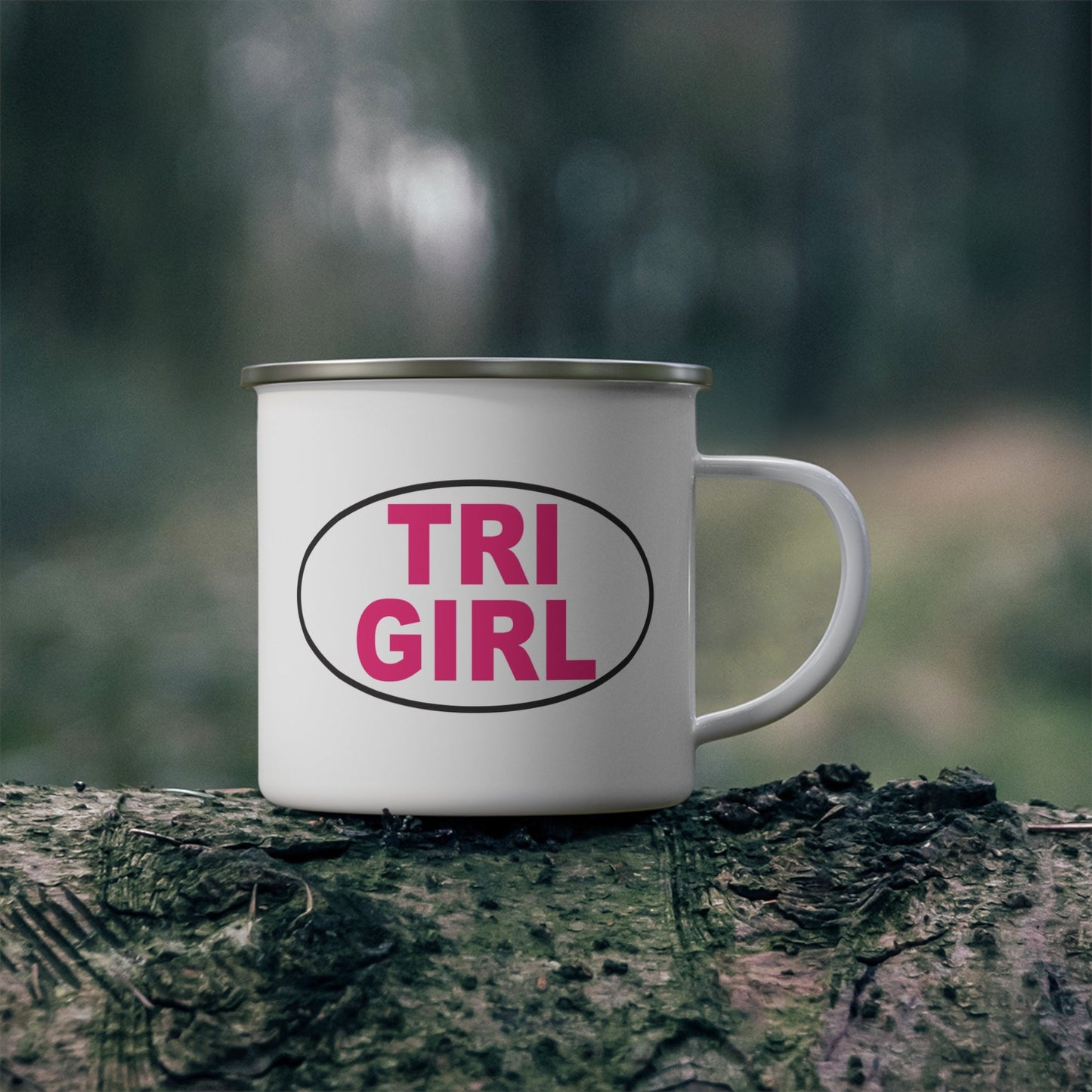 Tri Girl - Enamel Camping Mug - Forward Gear Athletics