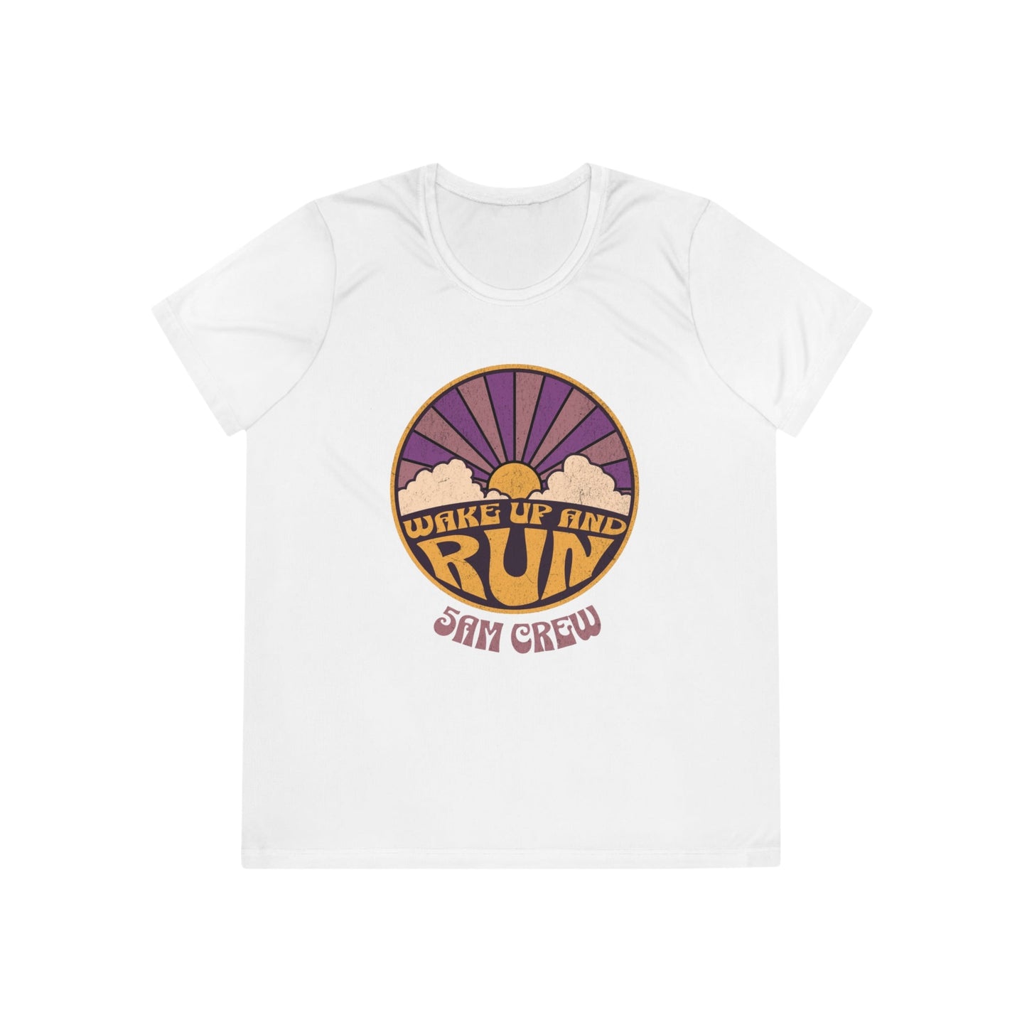Wake Up and Run - 5am Crew - Ladies - Fit Competitor Tee - Forward Gear Athletics