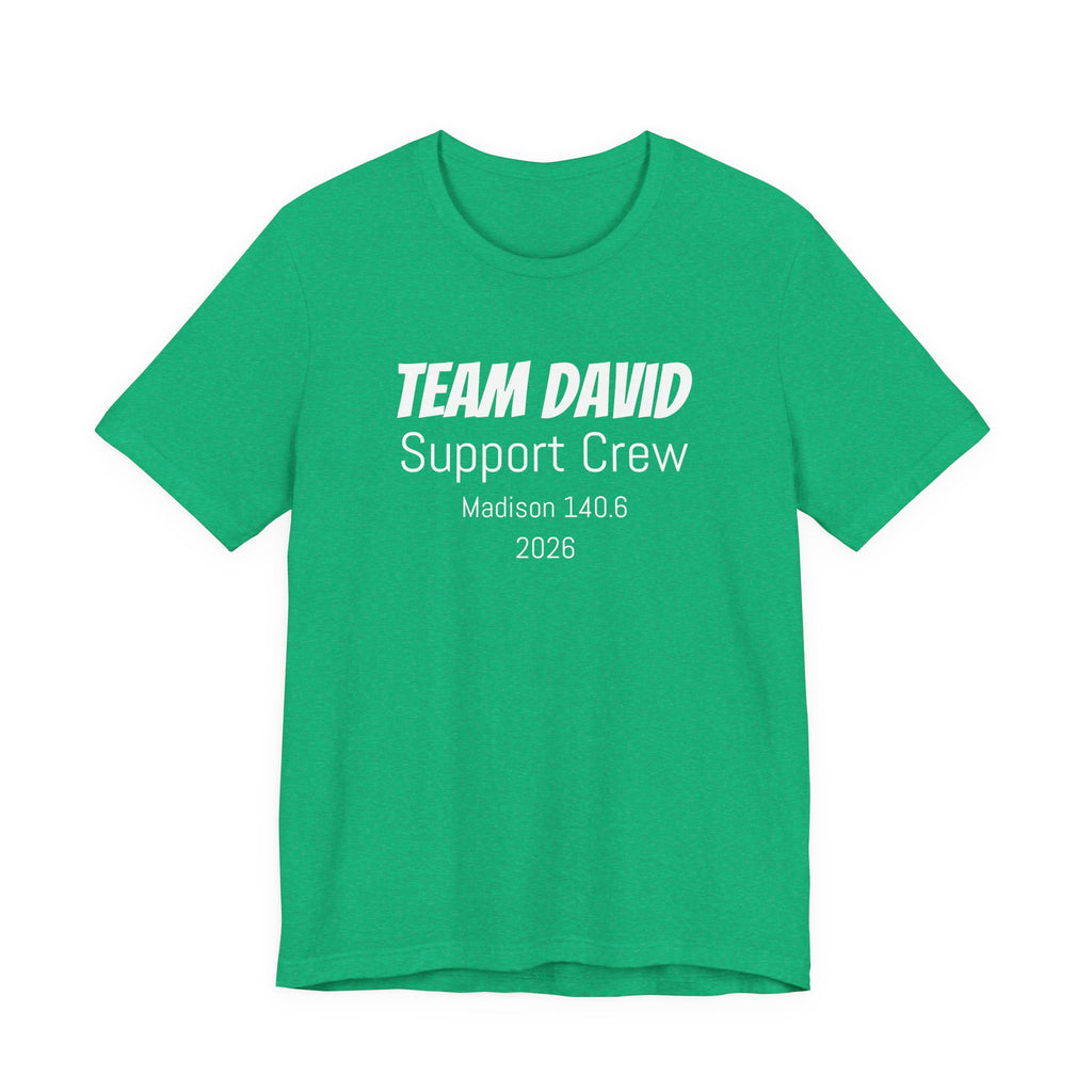 Customized Race Support Crew T-Shirt - 3 Personalization Fields: Name, Race, and Year - Unisex