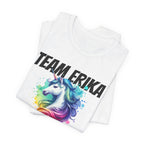 Customized Boston Race Support Crew T-Shirt - Rainbow Unicorn