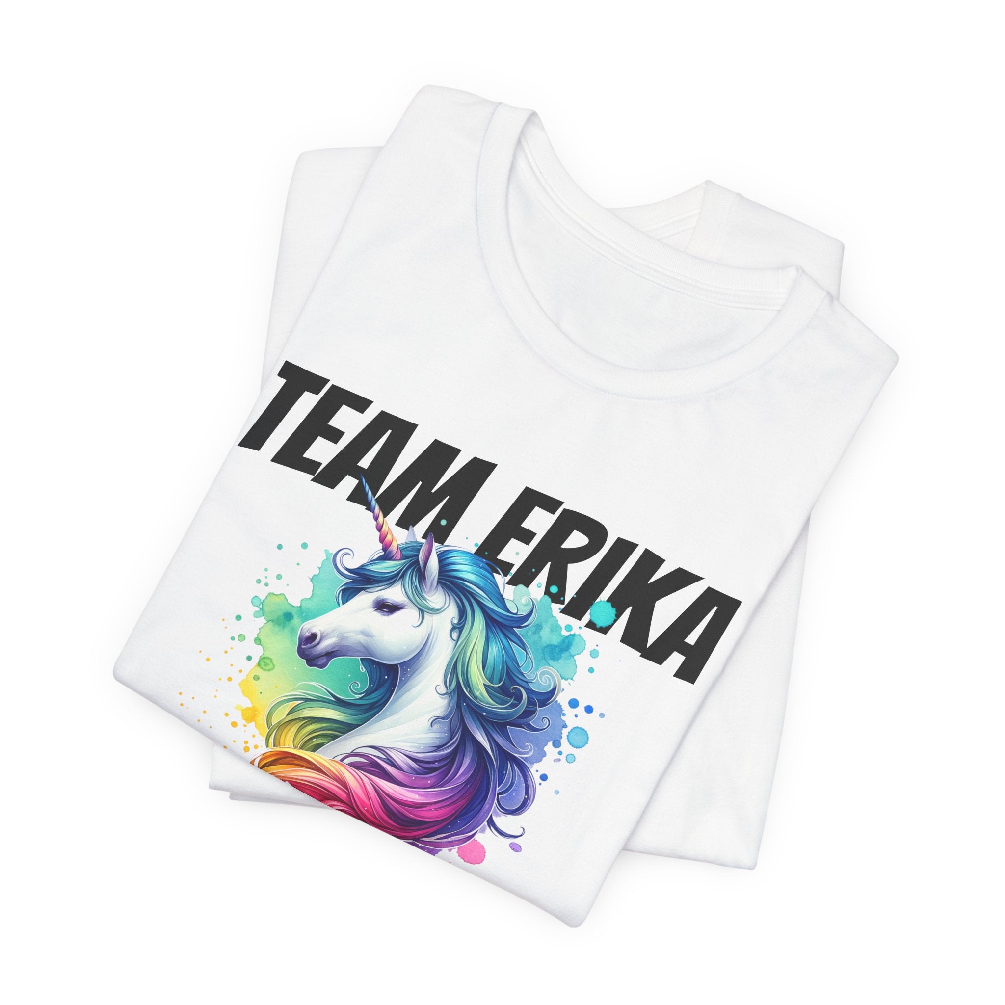 Customized Boston Race Support Crew T-Shirt - Rainbow Unicorn