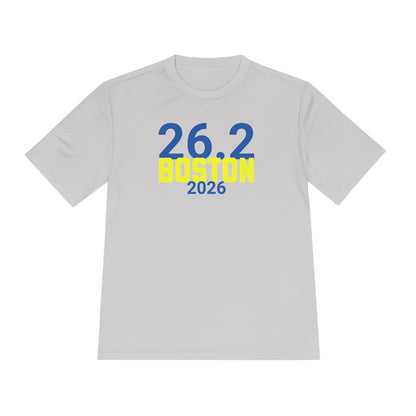 26.2 Boston 2026 - Unisex Moisture Wicking Tee