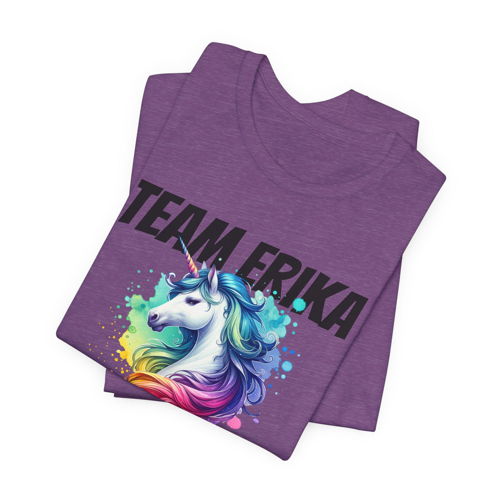 Customized Boston Race Support Crew T-Shirt - Rainbow Unicorn