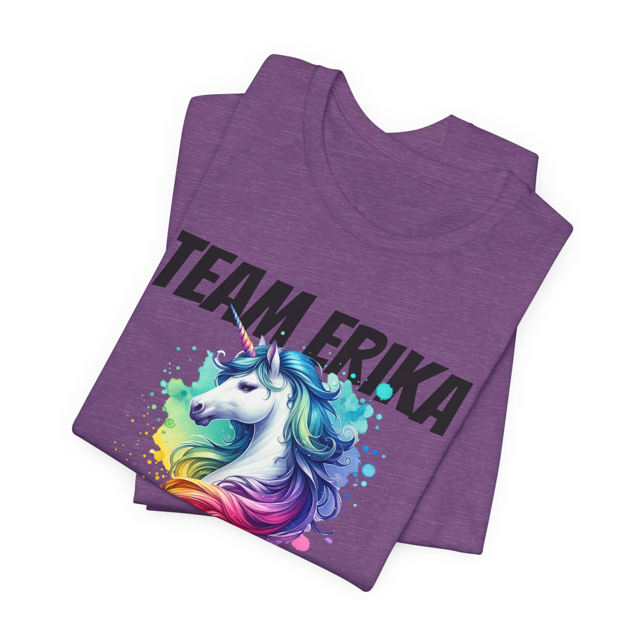 Customized Boston Race Support Crew T-Shirt - Rainbow Unicorn