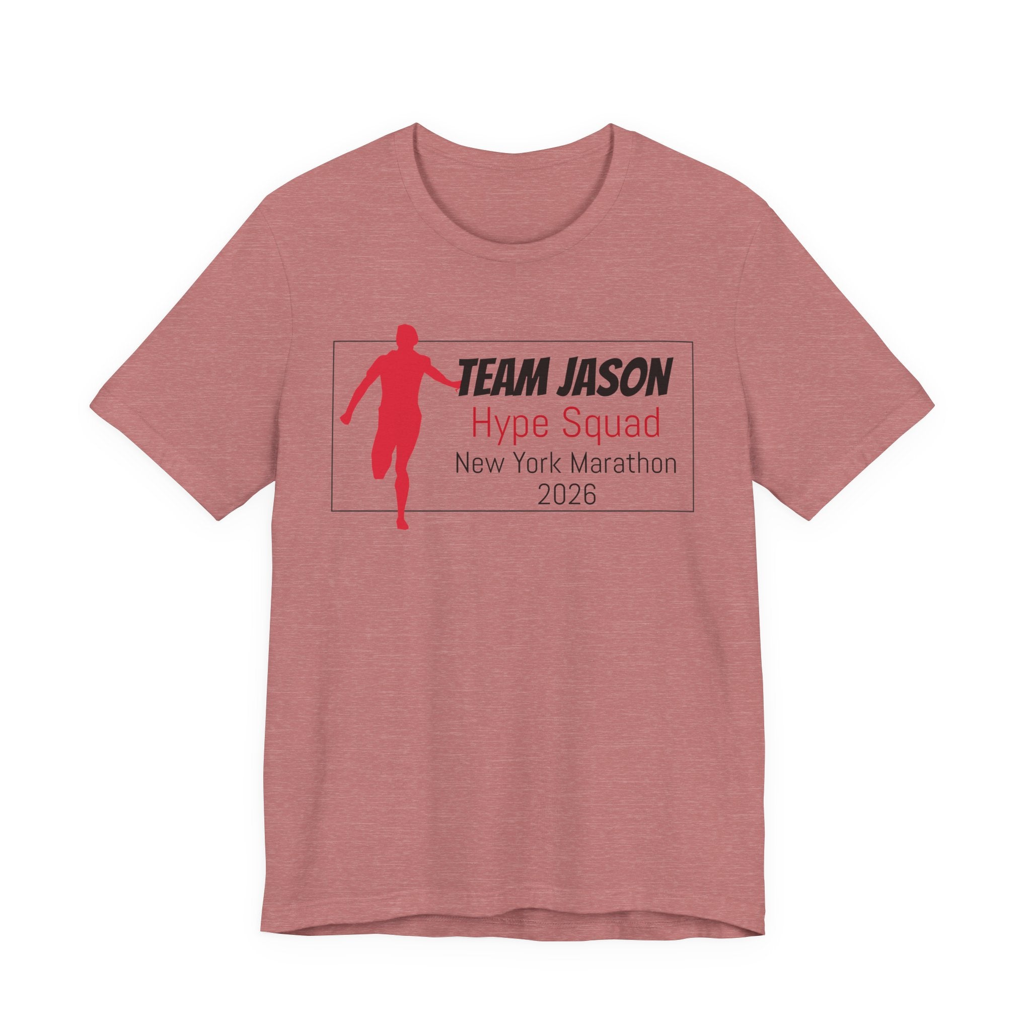 Customized Race Support Crew T-Shirt - Hype Squad - Male Runner