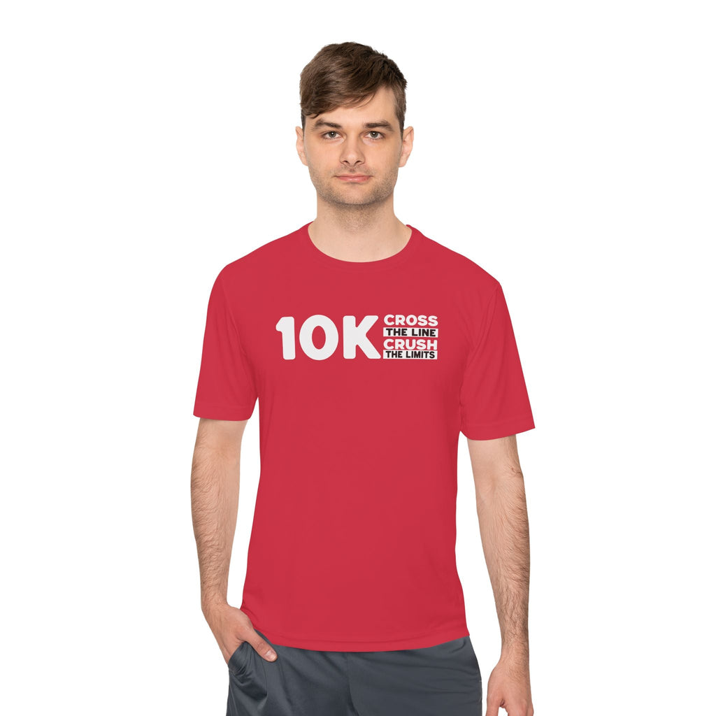 10k Cross the Line and Crush the Limits Moisture Wicking Tee - Unisex - Forward Gear Athletics