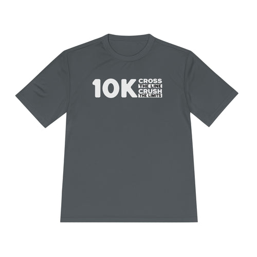 10k Cross the Line and Crush the Limits Moisture Wicking Tee - Unisex - Forward Gear Athletics