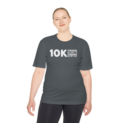 10k Cross the Line and Crush the Limits Moisture Wicking Tee - Unisex - Forward Gear Athletics