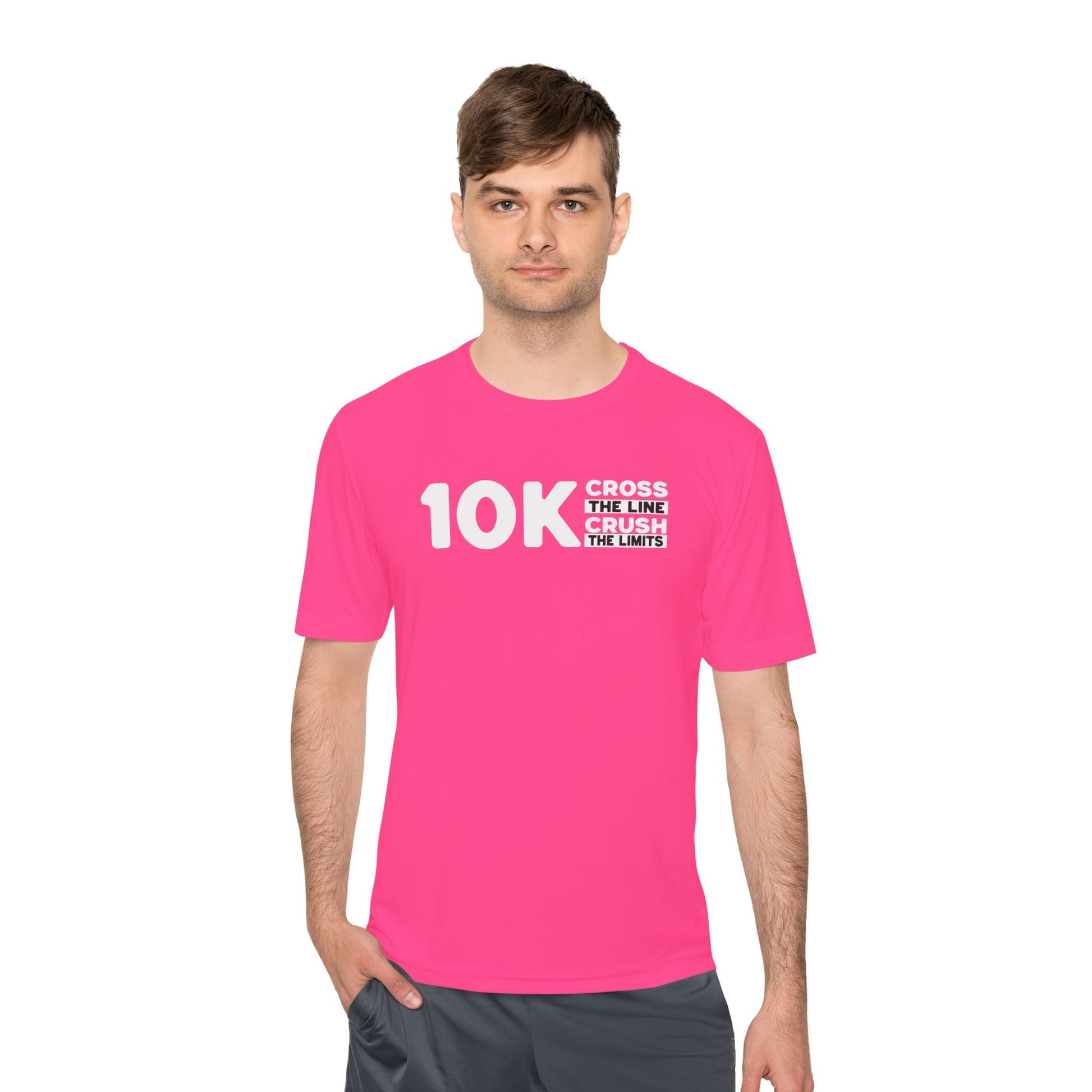 10k Cross the Line and Crush the Limits Moisture Wicking Tee - Unisex - Forward Gear Athletics