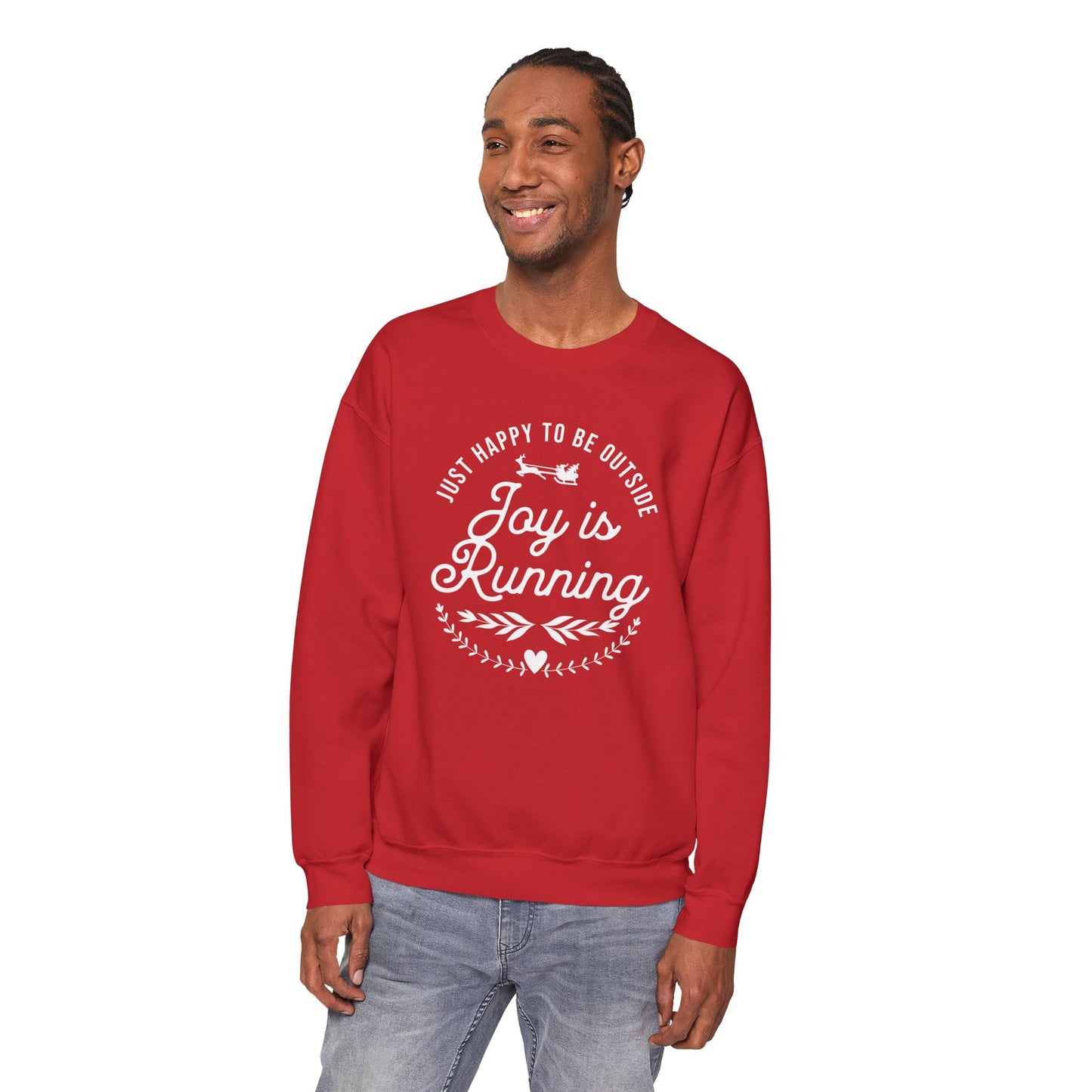 Joy is Running - Unisex Crewneck Sweatshirt