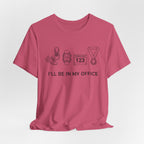 “I’ll Be In My Office” Running Race Medal & Bib Design