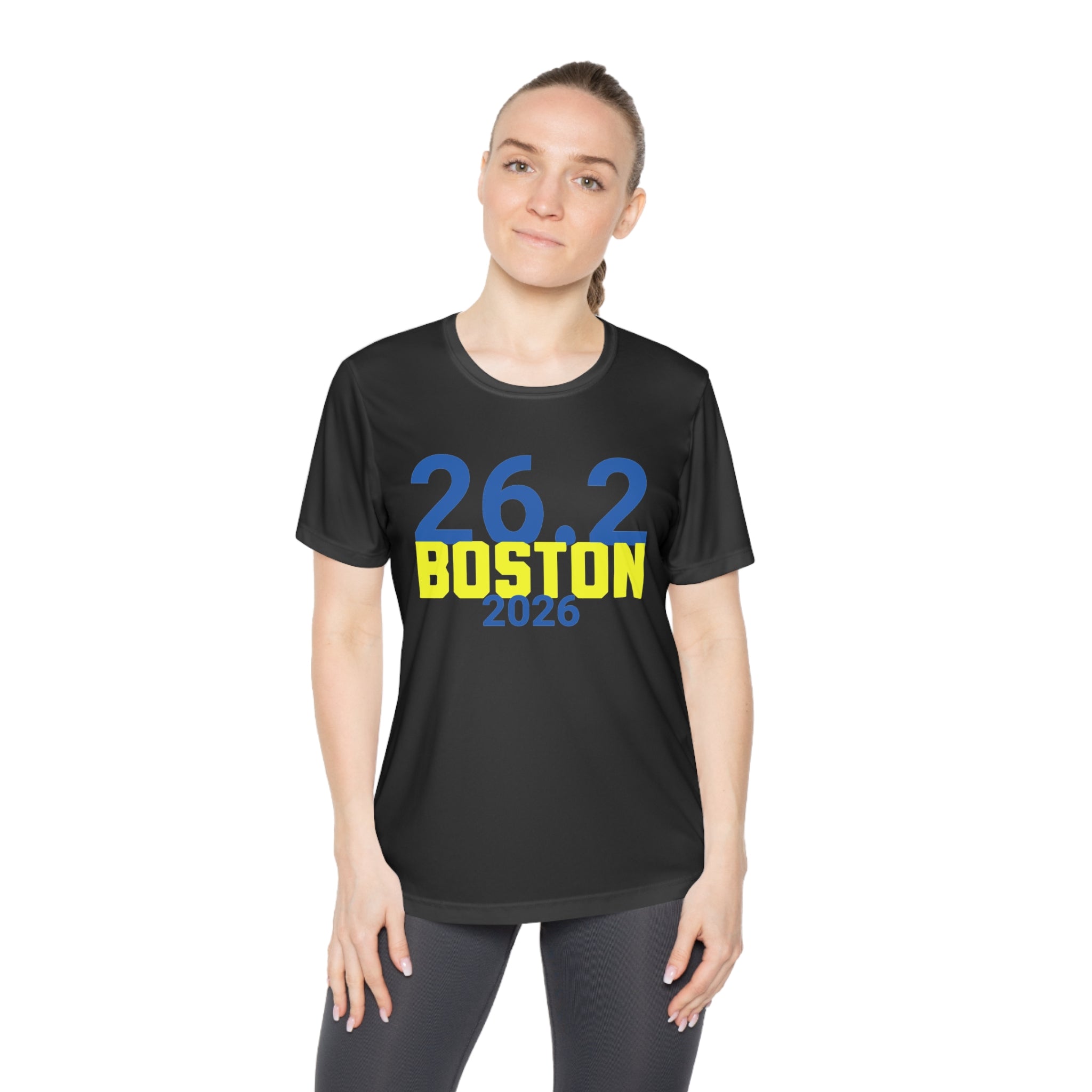 26.2 Boston 2026 - Women's Moisture Wicking Tee