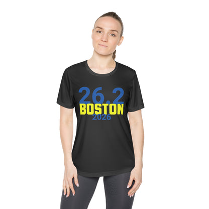 26.2 Boston 2026 - Women's Moisture Wicking Tee