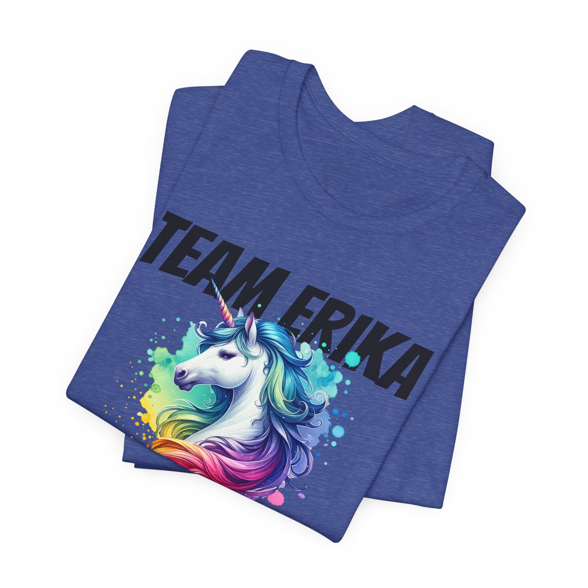 Customized Boston Race Support Crew T-Shirt - Rainbow Unicorn