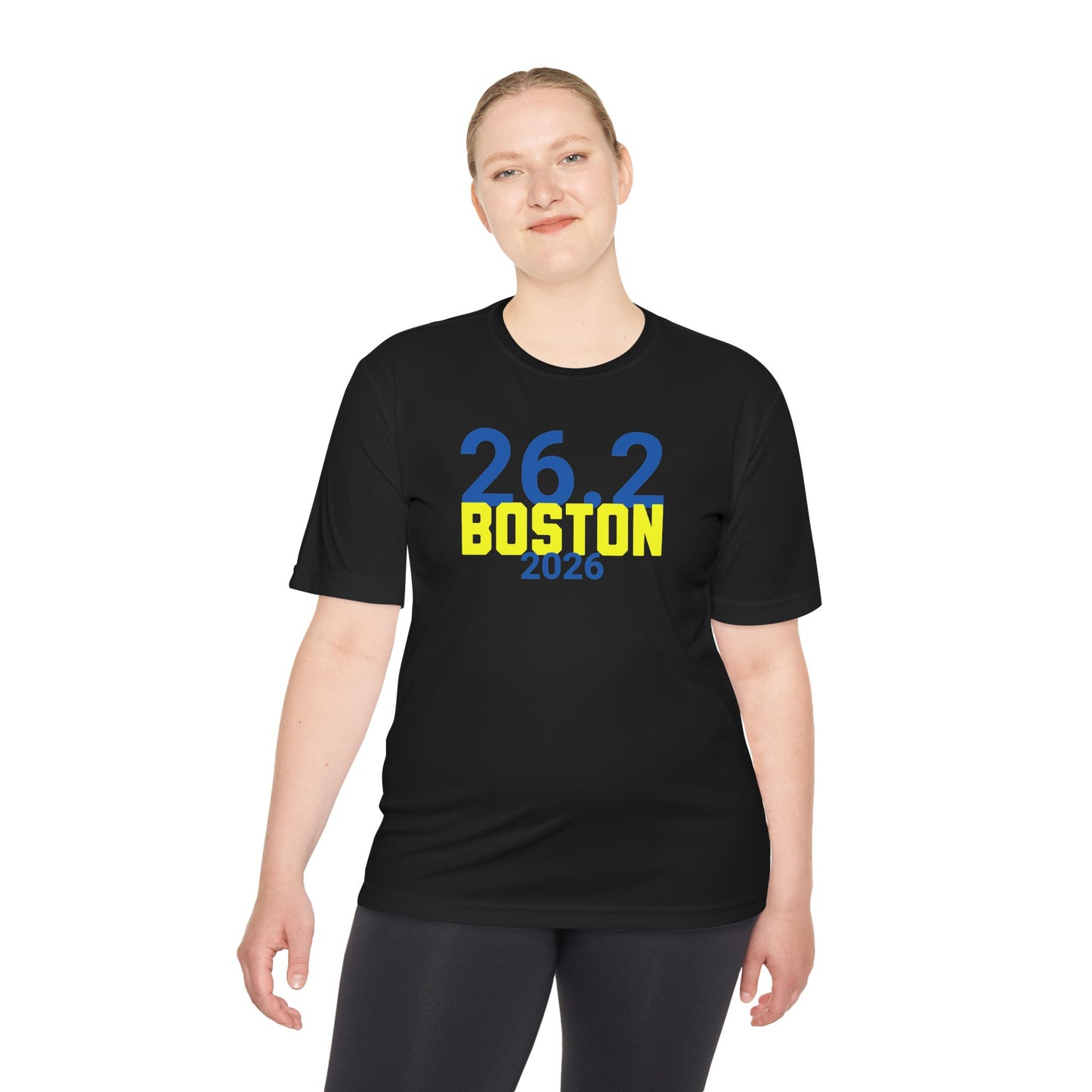 26.2 Boston 2026 - Unisex Moisture Wicking Tee