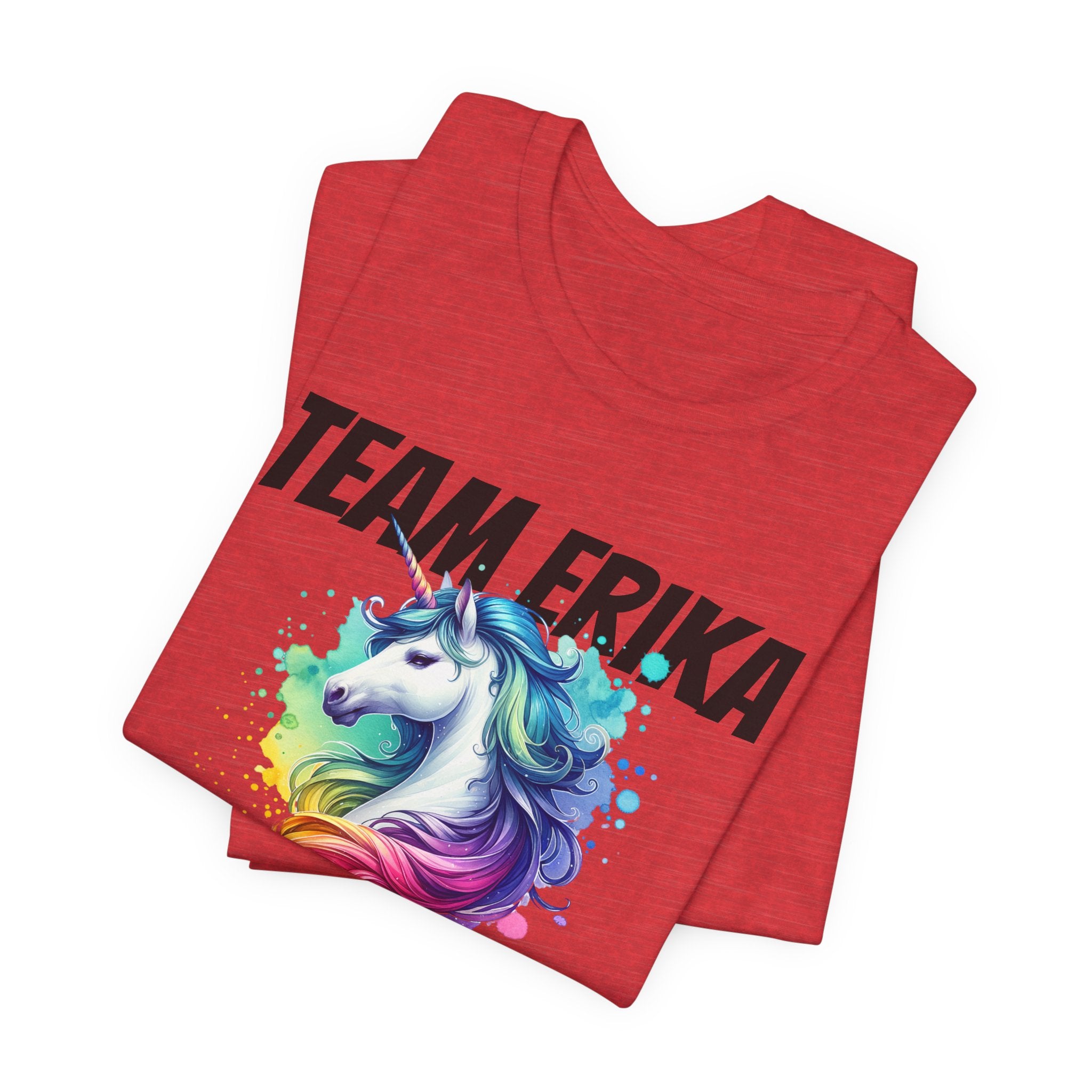 Customized Boston Race Support Crew T-Shirt - Rainbow Unicorn