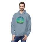 Man Running Silhouette - Unisex Fleece Hoodie