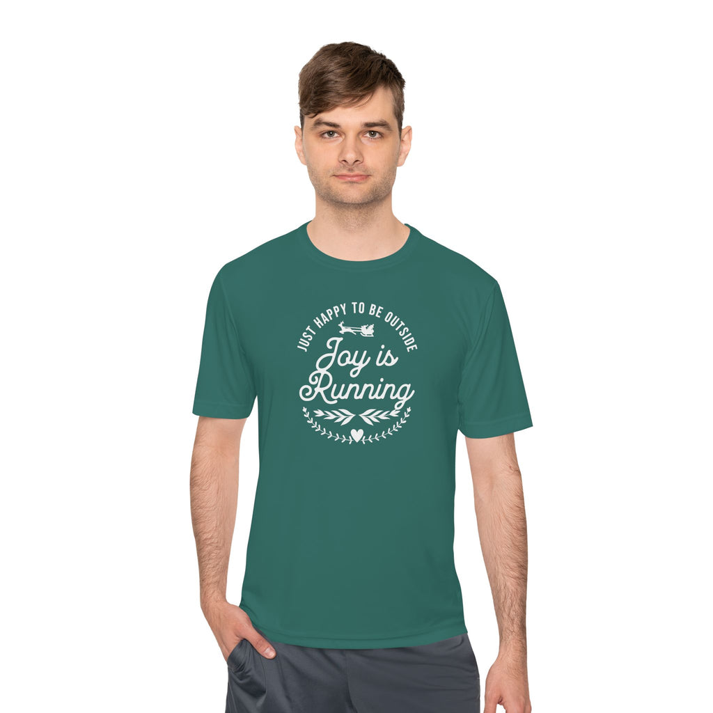 Joy is Running - Unisex Moisture Wicking Tee