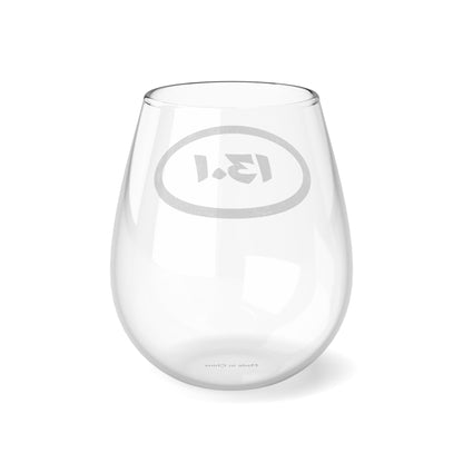 13.1 Marathlon Distance - Stemless Wine Glass, 11.75oz - Forward Gear Athletics