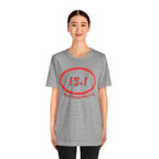 13.1 Marathon Distance Oval (Red w/Just Keep Moving) - Run T-Shirt - Forward Gear Athletics