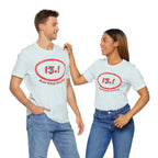 13.1 Marathon Distance Oval (Red w/Just Keep Moving) - Run T-Shirt - Forward Gear Athletics