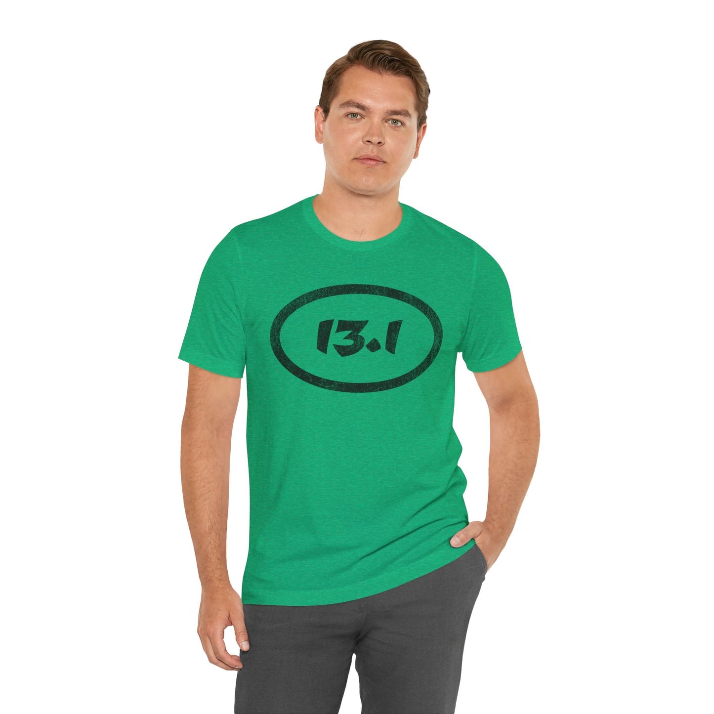 13.1 Marathon Distance Oval - Run T-Shirt - Forward Gear Athletics