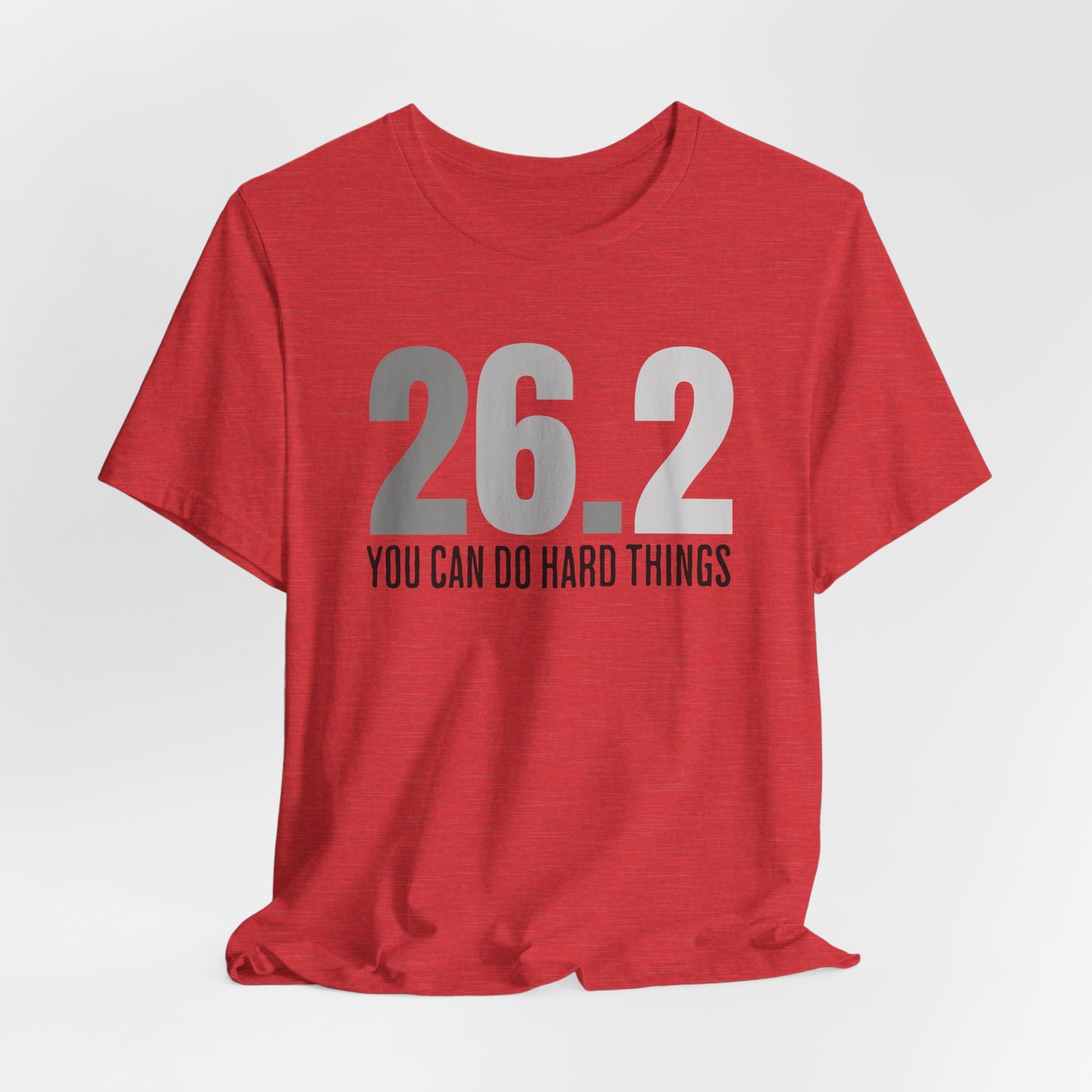 26.2 Marathon Finisher Tee - You Can Do Hard Things (monotone) - Unisex Tee