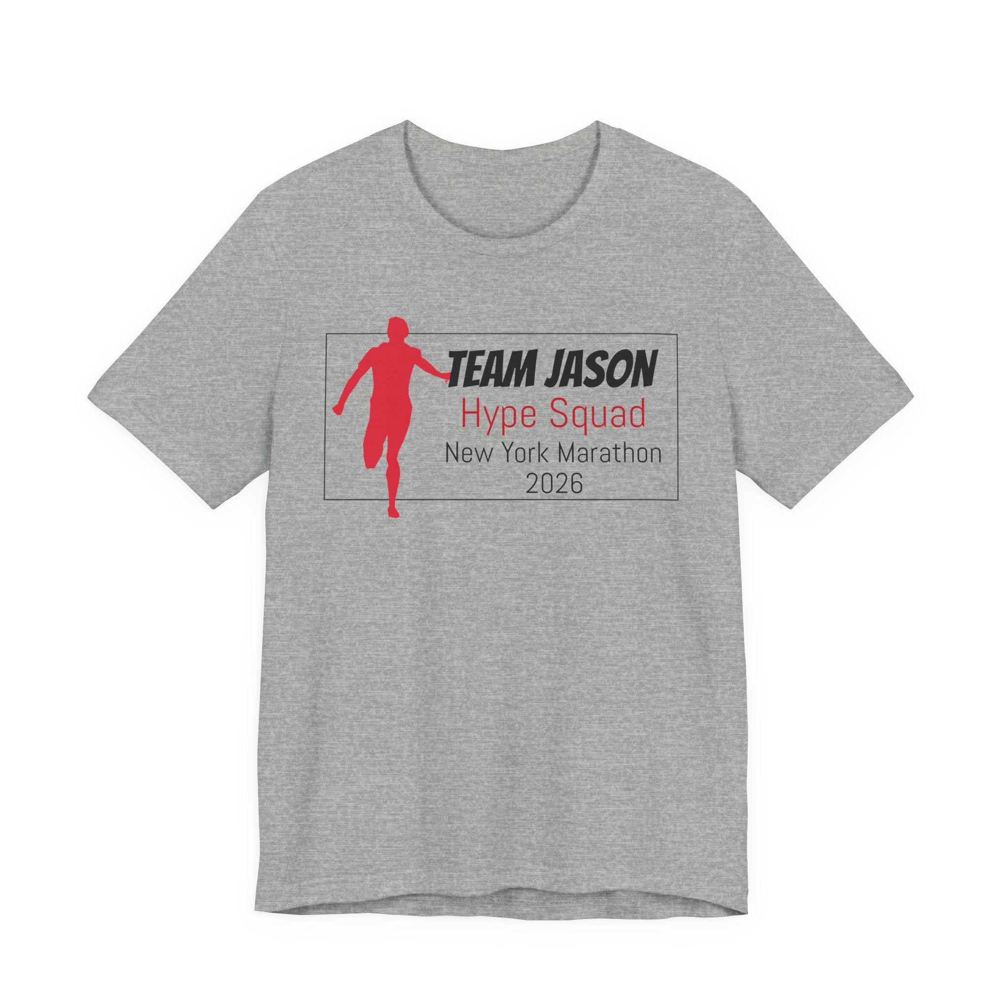 Customized Race Support Crew T-Shirt - Hype Squad - Male Runner