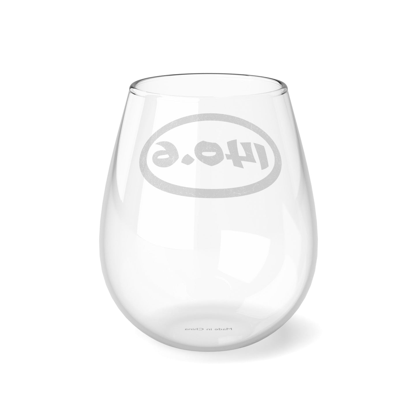 140.6 Distance Triatlon - Stemless Wine Glass, 11.75oz - Forward Gear Athletics