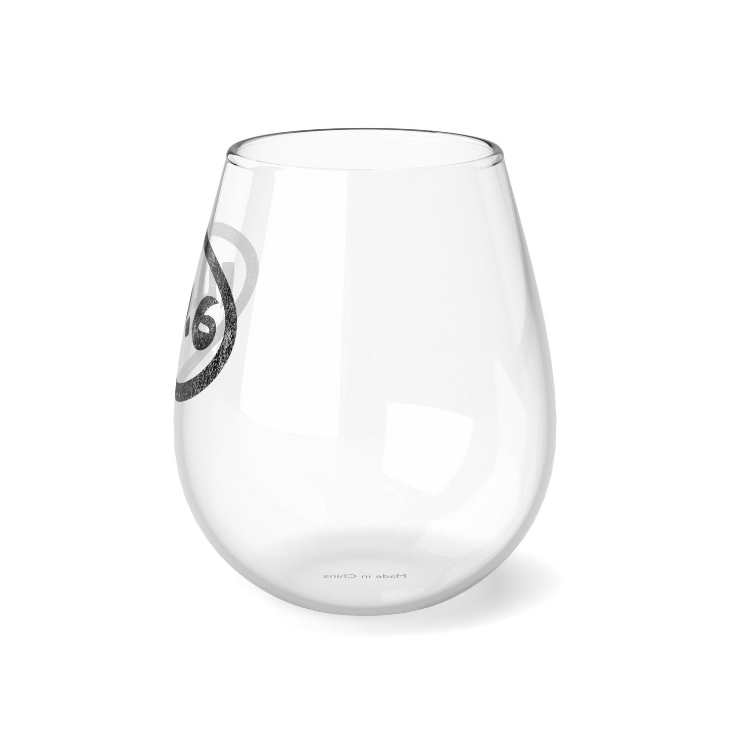 140.6 Distance Triatlon - Stemless Wine Glass, 11.75oz - Forward Gear Athletics