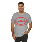 140.6 Triathlon Distance Oval (Red w/Just Keep Moving) - Swim, Bike, Run T-Shirt - Forward Gear Athletics