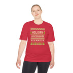 Holiday Lights Runner - Unisex Moisture Wicking Tee