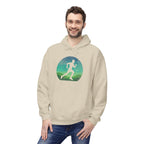 Man Running Silhouette - Unisex Fleece Hoodie