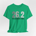 26.2 Marathon Finisher Tee - You Can Do Hard Things (monotone) - Unisex Tee