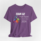 Customized Race Support Crew T-Shirt - Hype Squad - Color Splash Woman Runner