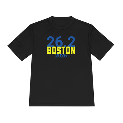 26.2 Boston 2026 - Unisex Moisture Wicking Tee