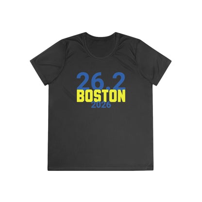 26.2 Boston 2026 - Women's Moisture Wicking Tee