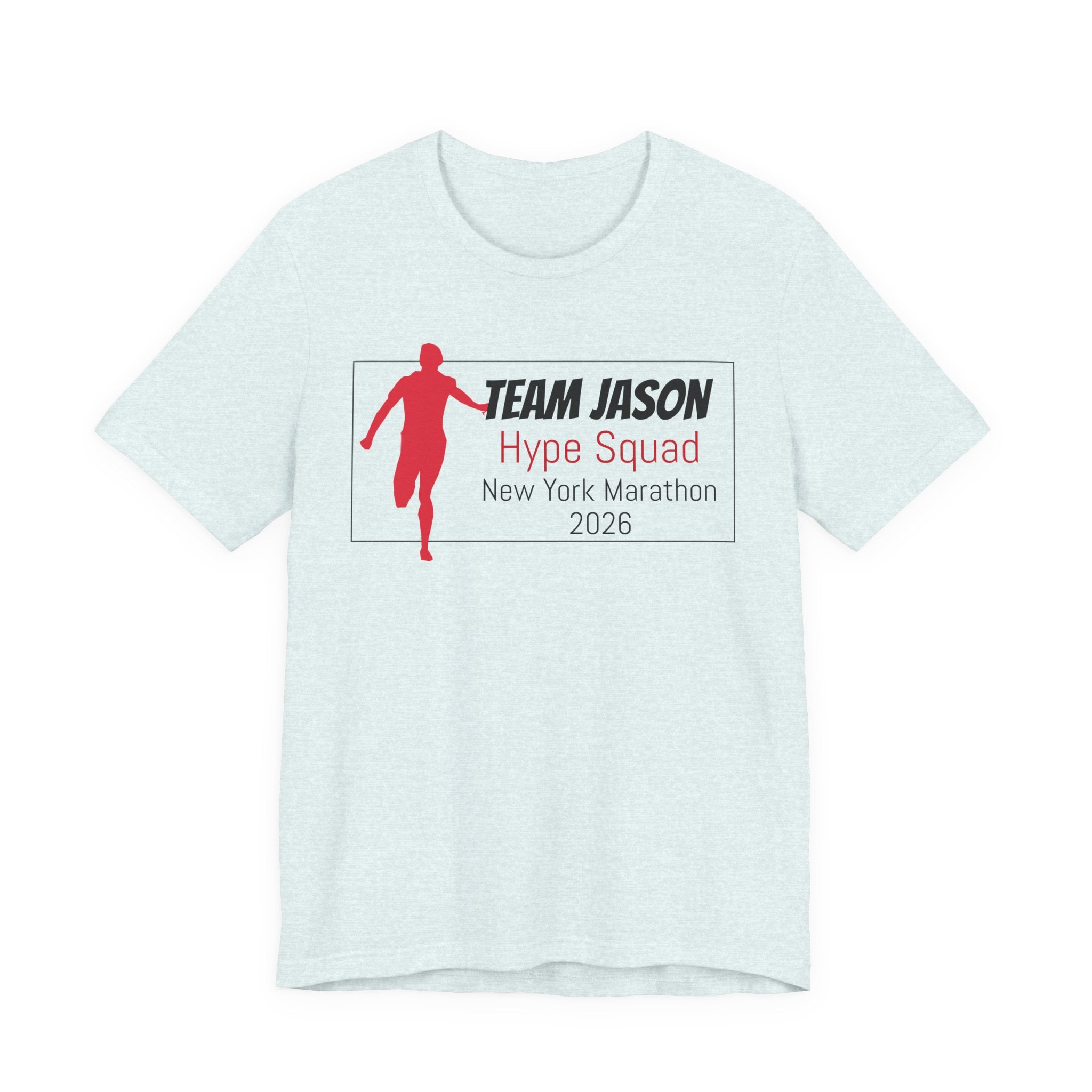 Customized Race Support Crew T-Shirt - Hype Squad - Male Runner